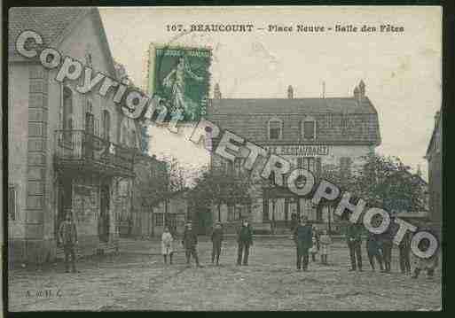 Ville de BEAUCOURT Carte postale ancienne